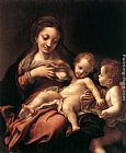 Correggio Virgin and Child with an Angel (Madonna del Latte) painting